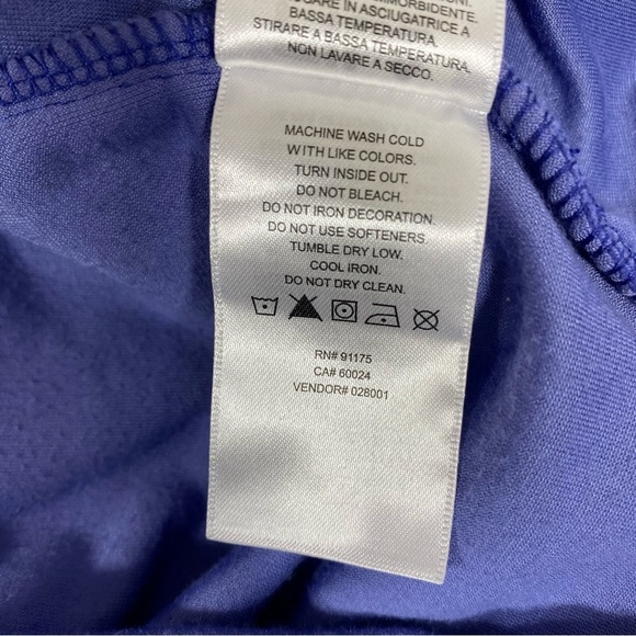 Fila Half Zip Velvet Hoodie Sweatshirt Blue Sz Small Athletic Active Athleisure - Picture 7 of 9